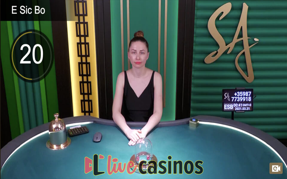 SA Gaming Sic Bo Live