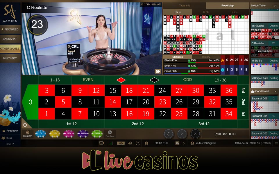 Sexy Hall Roulette Live