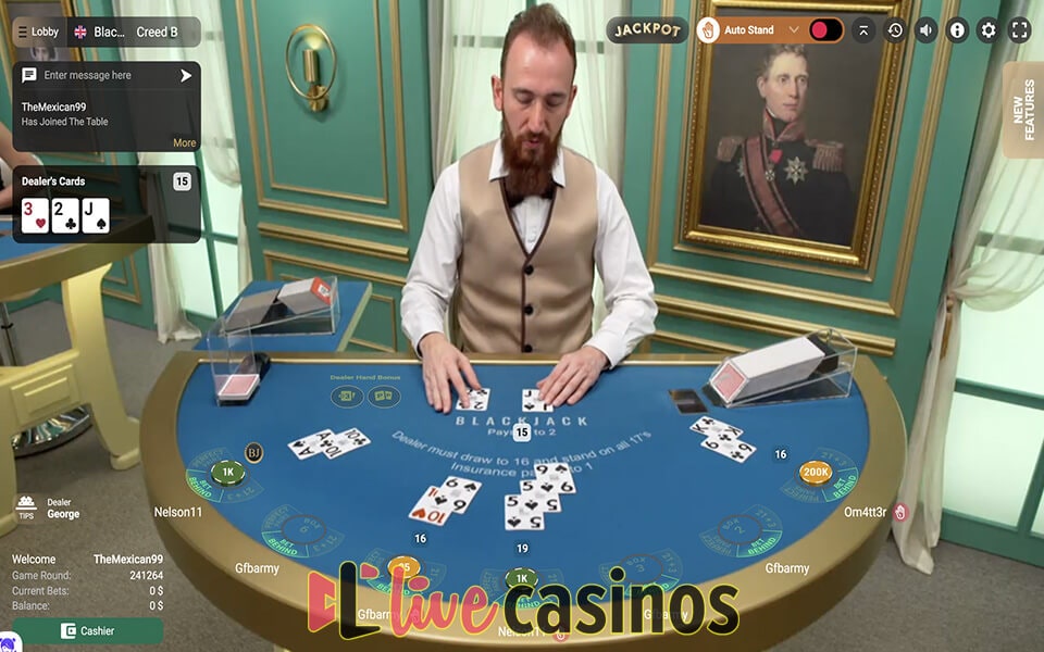 Live Blackjack (Betconstruct)