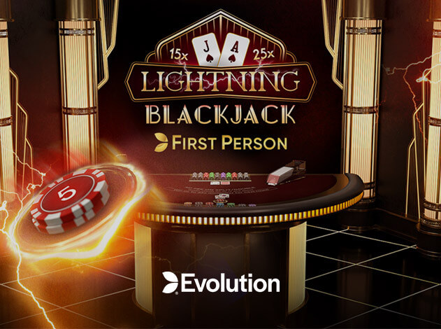 First Person Lightning Blackjack