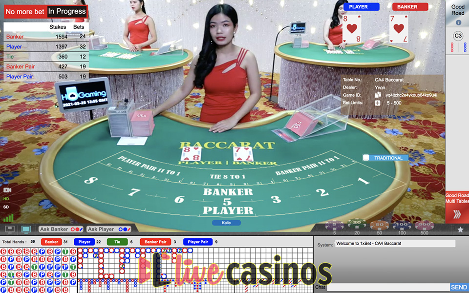 Live Baccarat Non-Commission