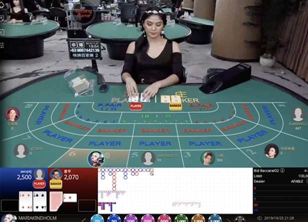 Live Bid Baccarat