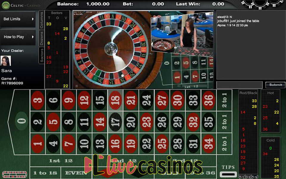 Live European Roulette (Visionary iGaming)