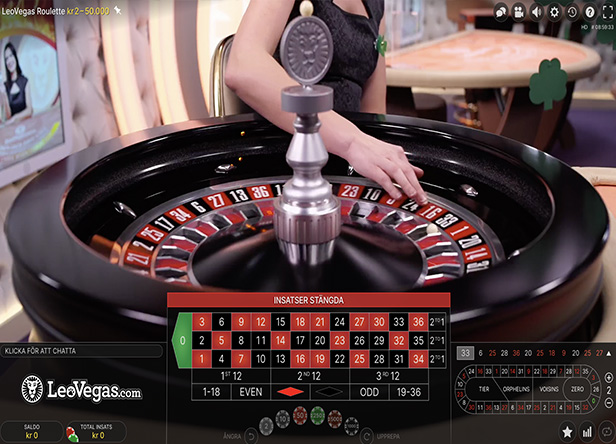 Live Roulette LeoVegas