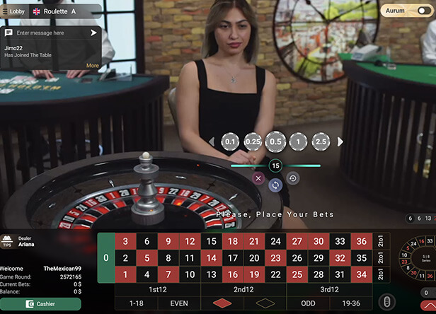 Live Roulette (Betconstruct)