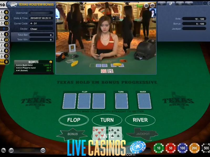 Live Texas Hold’em