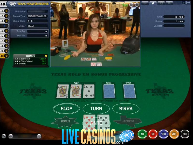 Live Texas Hold’em