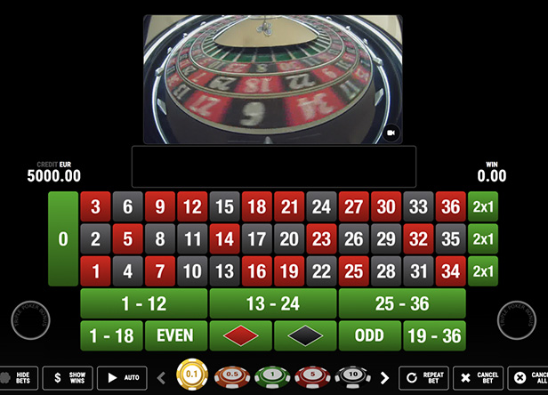 Live Triple Crown Roulette