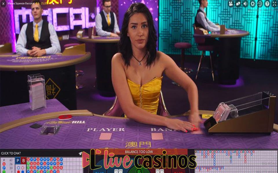 Live Macau Squeeze Baccarat William Hill