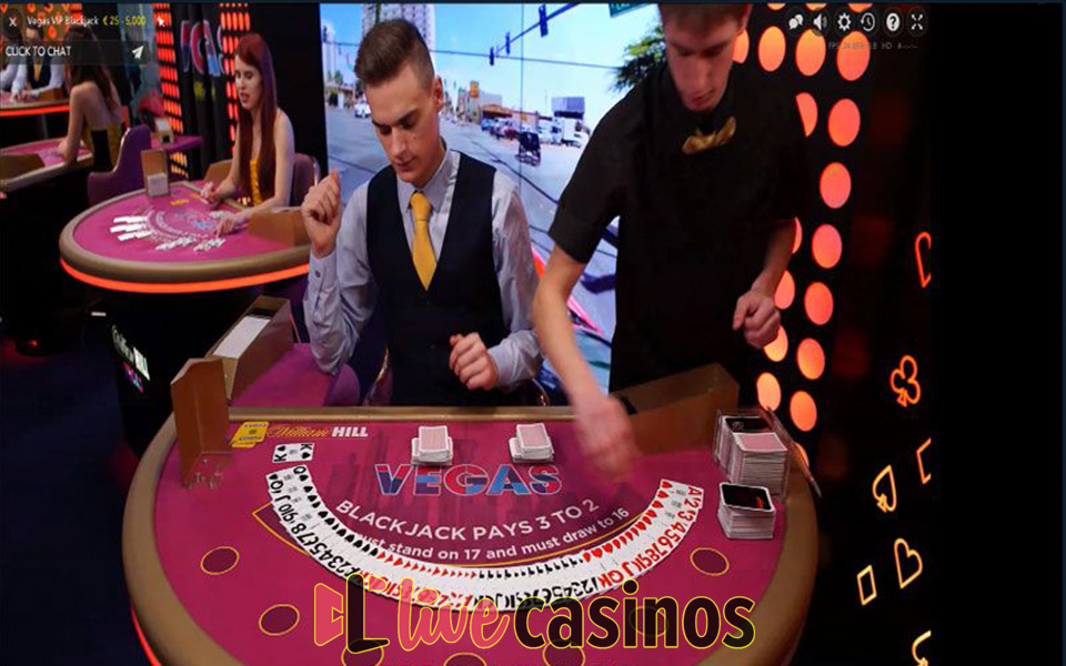 Live Vegas VIP Blackjack William Hill