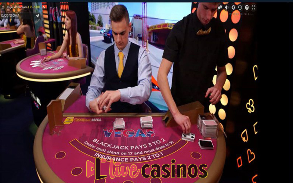 Live Vegas VIP Blackjack William Hill