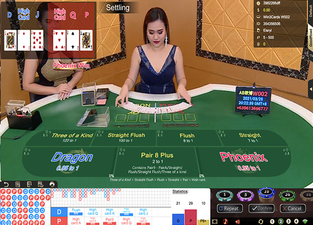 Live Win 3 Cards