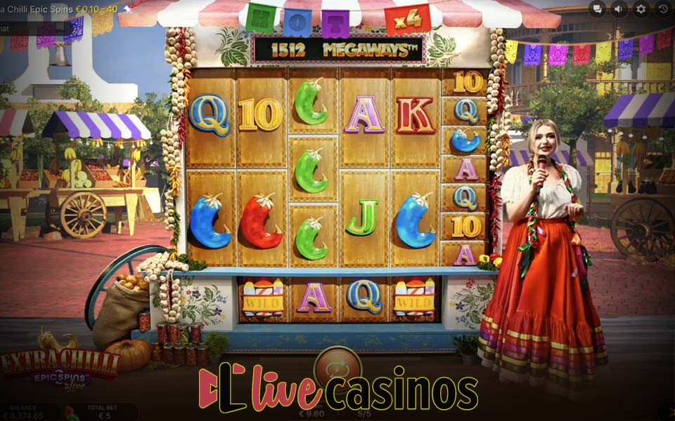 Extra Chilli Epic Spins Live Slot