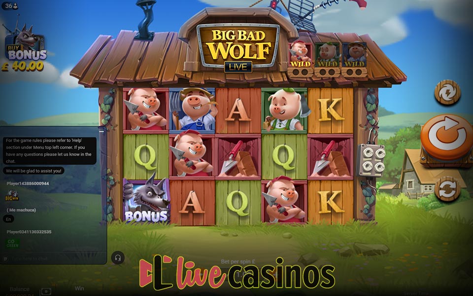 Big Bad Wolf Live Slots