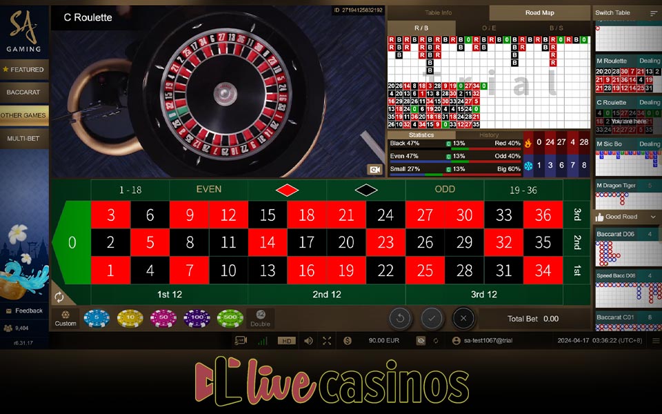 Sexy Hall Roulette Live