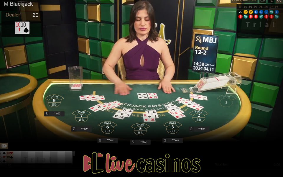 SA Gaming Live Blackjack