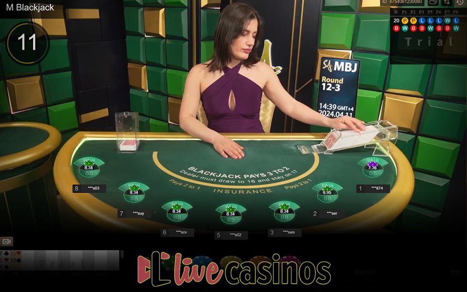 SA Gaming Live Blackjack