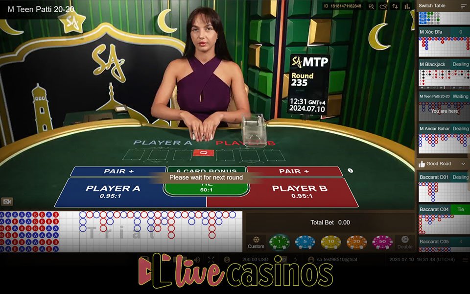 Teen Patti 20-20 Live