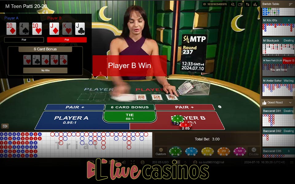 Teen Patti 20-20 Live