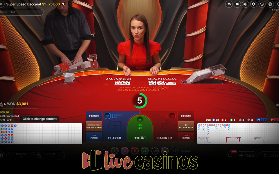 Super Speed Baccarat Live