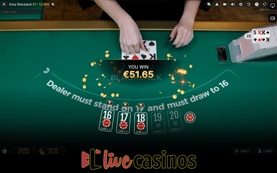 Easy Blackjack Live