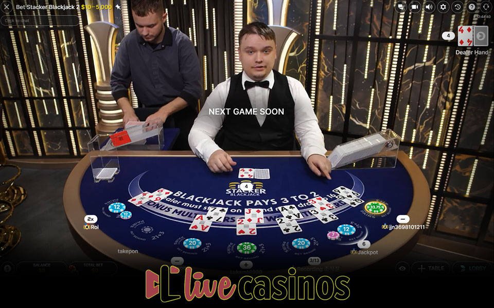 Bet Stacker Blackjack Live